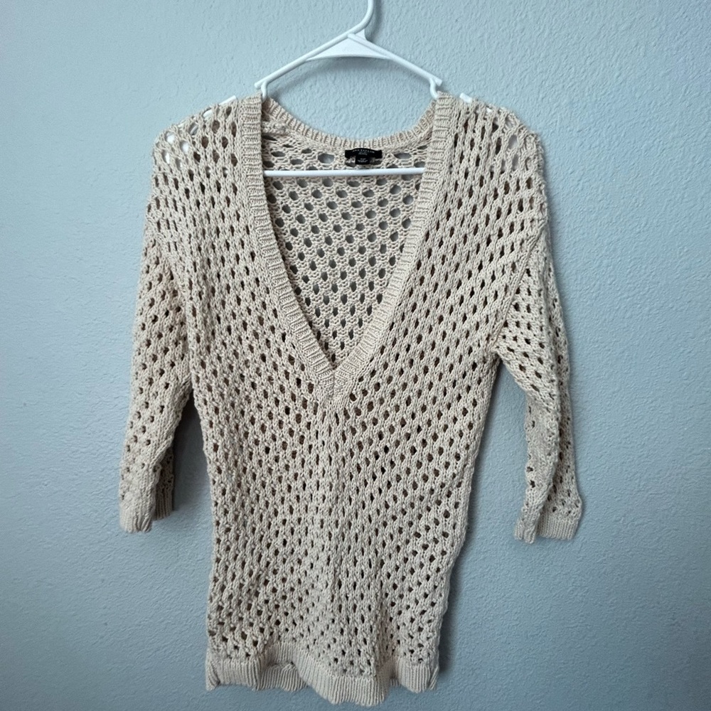 Ann Taylor Cream Sweater
